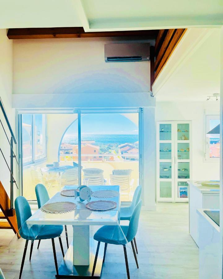 La Sirene - Loft Moderne Et Lumineux Avec Vue Panoramique Sur Mer Mediterranee Et Port De Plaisance فرونتينيان المظهر الخارجي الصورة